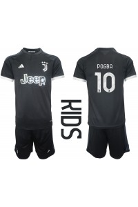 Juventus Paul Pogba #10 Babytruitje 3e tenue Kind 2023-24 Korte Mouw (+ Korte broeken)